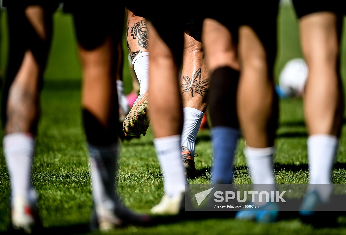 Russia Soccer Spartak Training Session