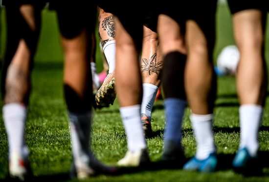 Russia Soccer Spartak Training Session