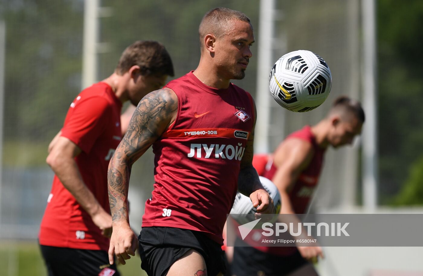 Russia Soccer Spartak Training Session