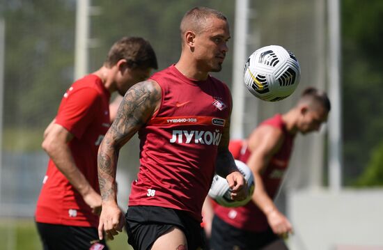 Russia Soccer Spartak Training Session