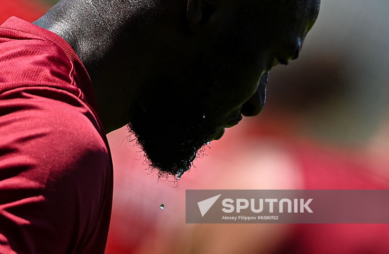Russia Soccer Spartak Training Session