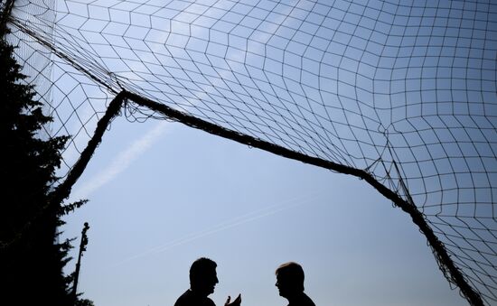 Russia Soccer Spartak Training Session