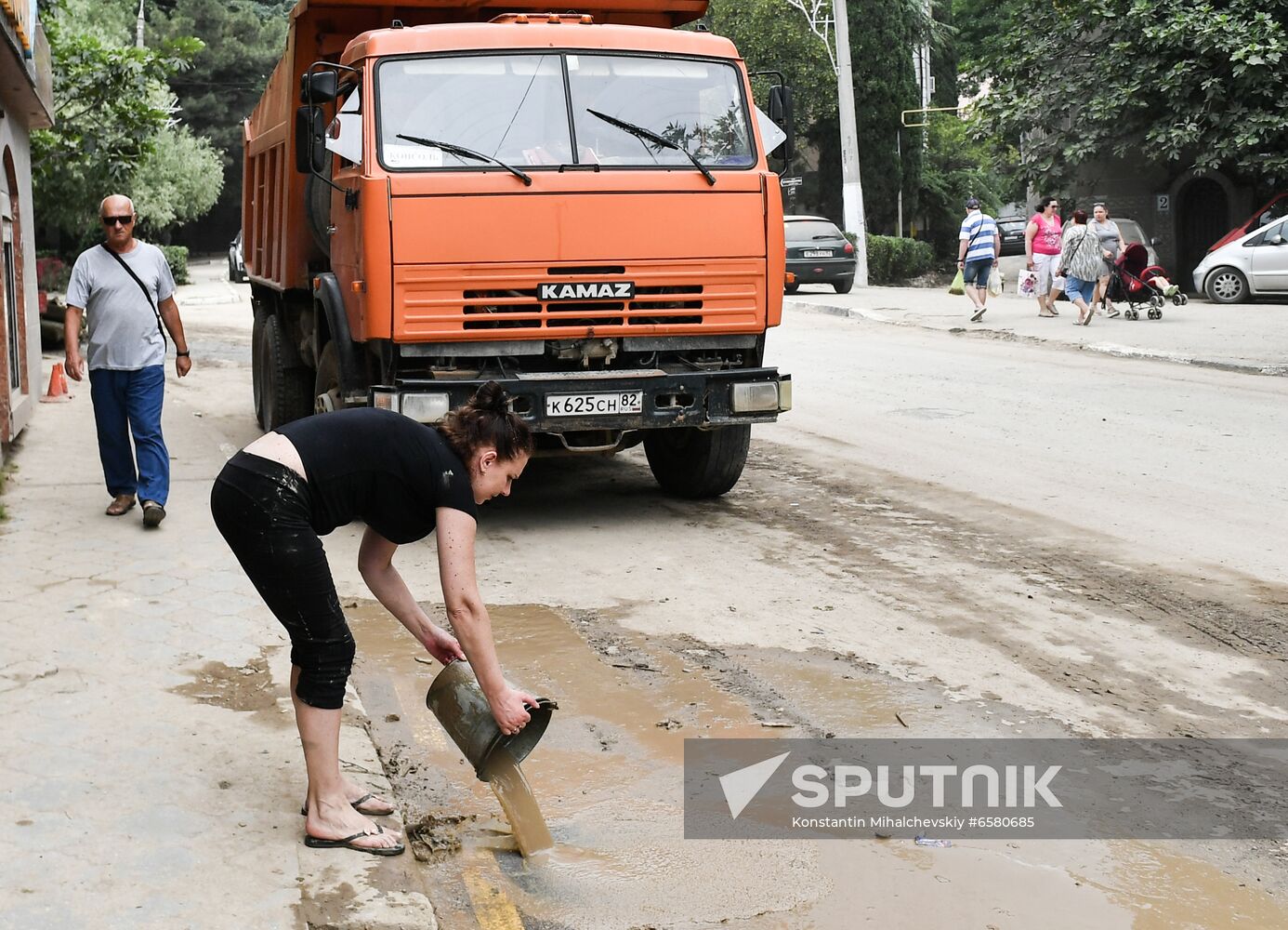 Russia Heavy Rains Aftermath 