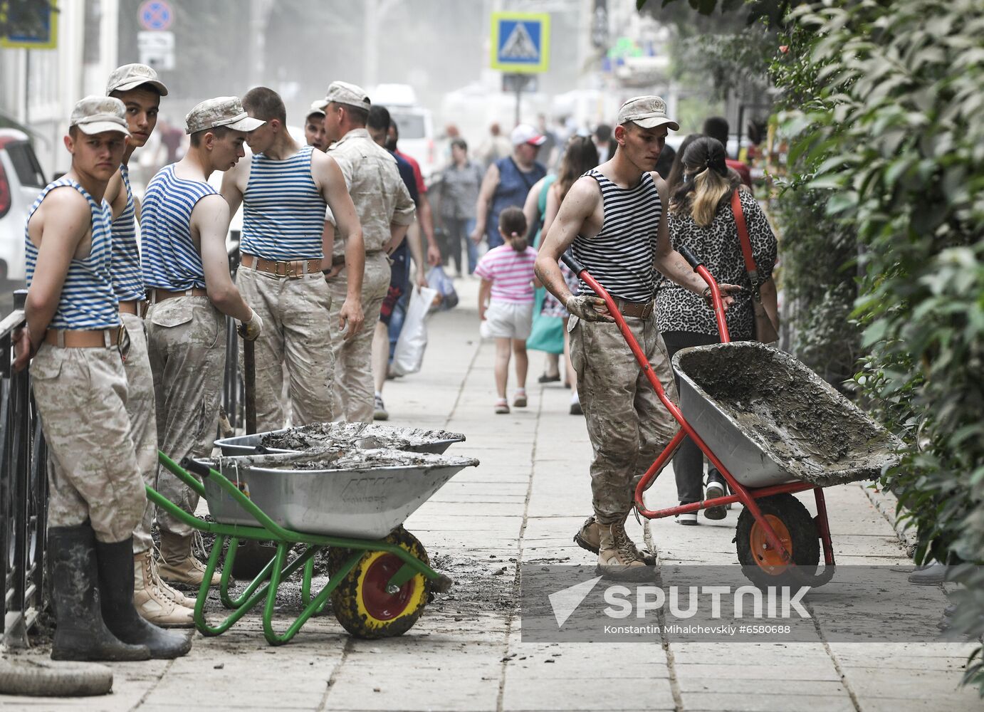 Russia Heavy Rains Aftermath 