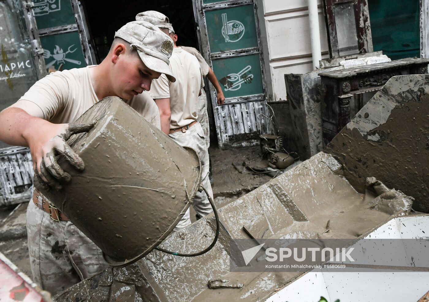 Russia Heavy Rains Aftermath 