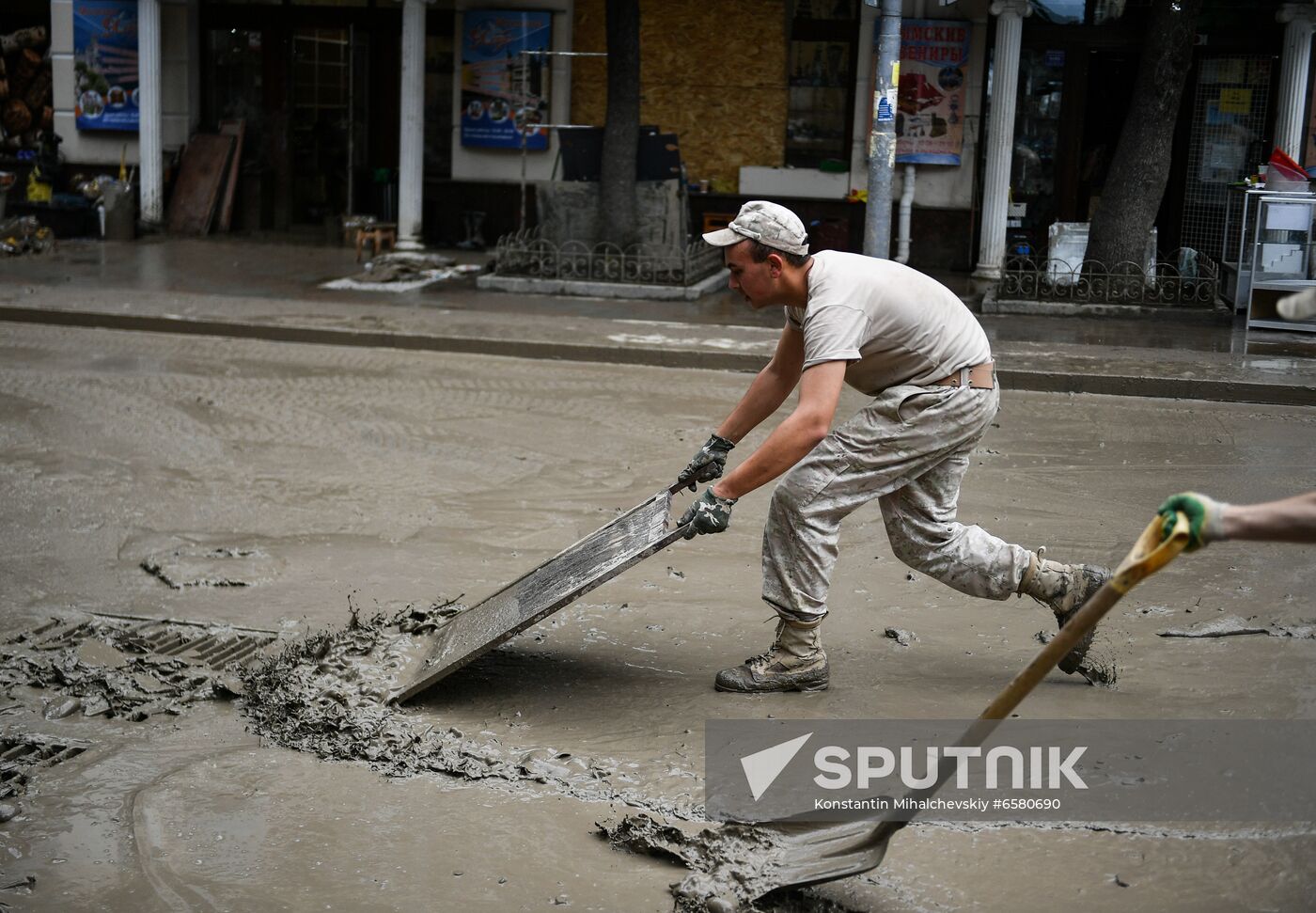 Russia Heavy Rains Aftermath 