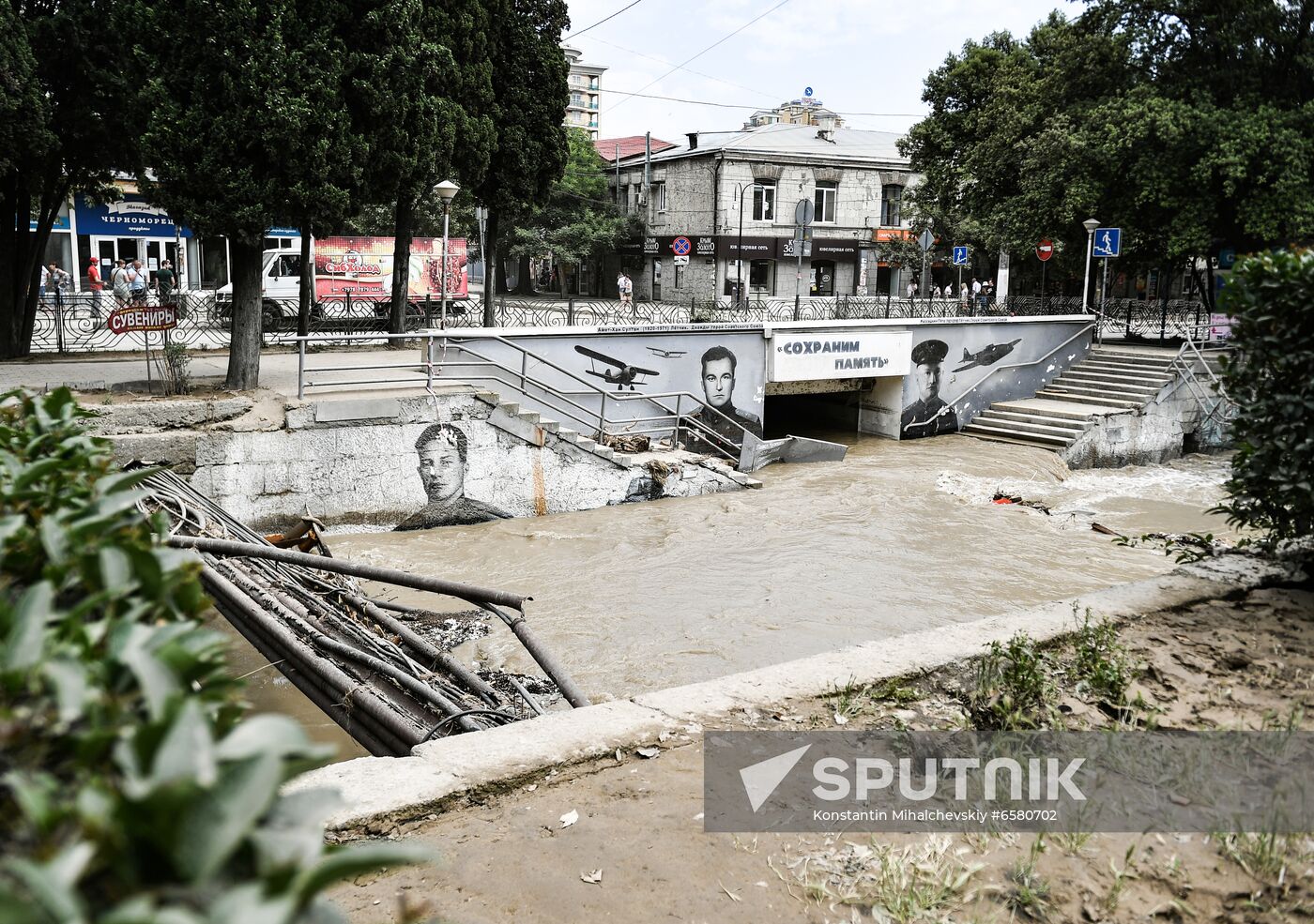 Russia Heavy Rains Aftermath 