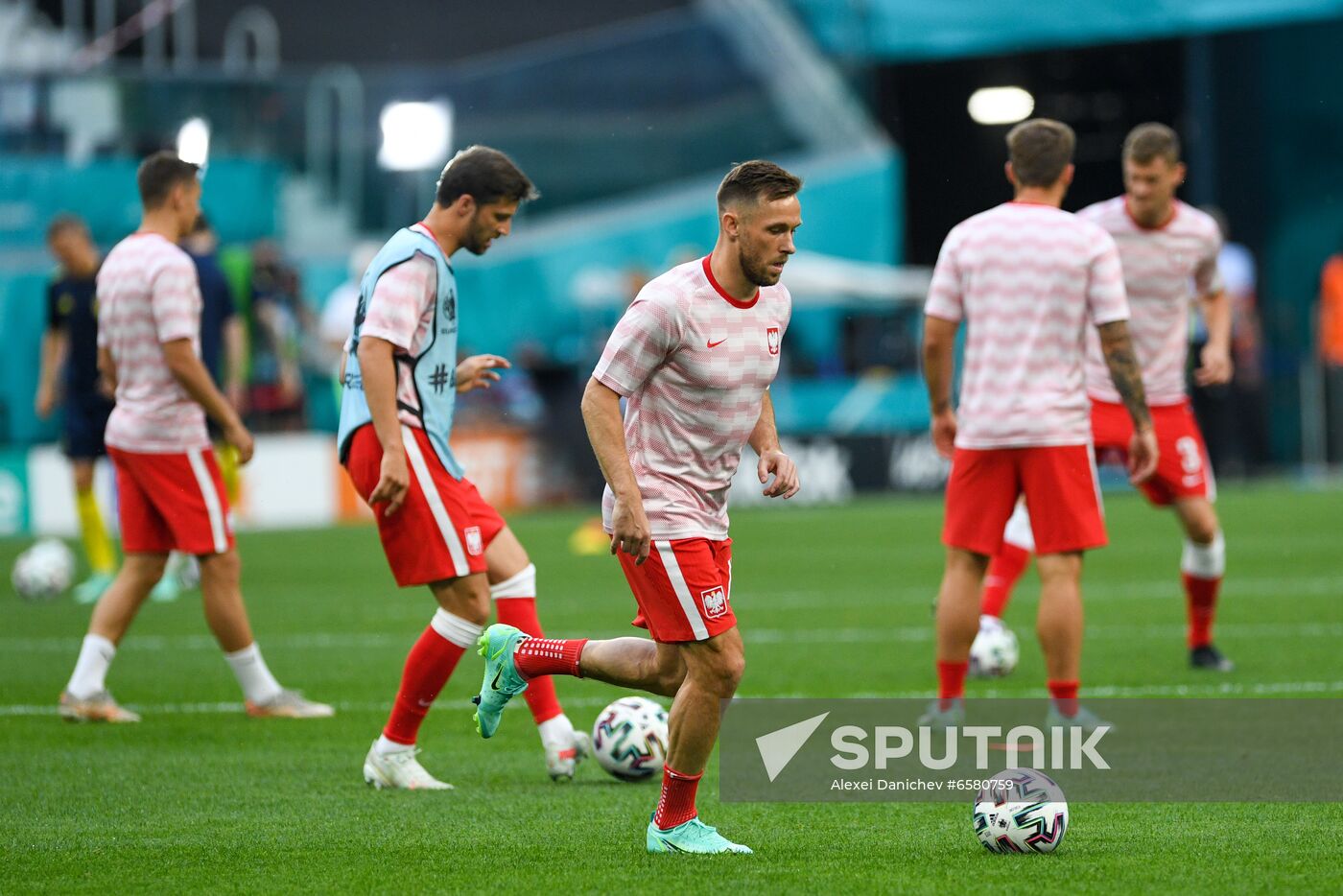 Russia Soccer Euro 2020 Sweden - Poland