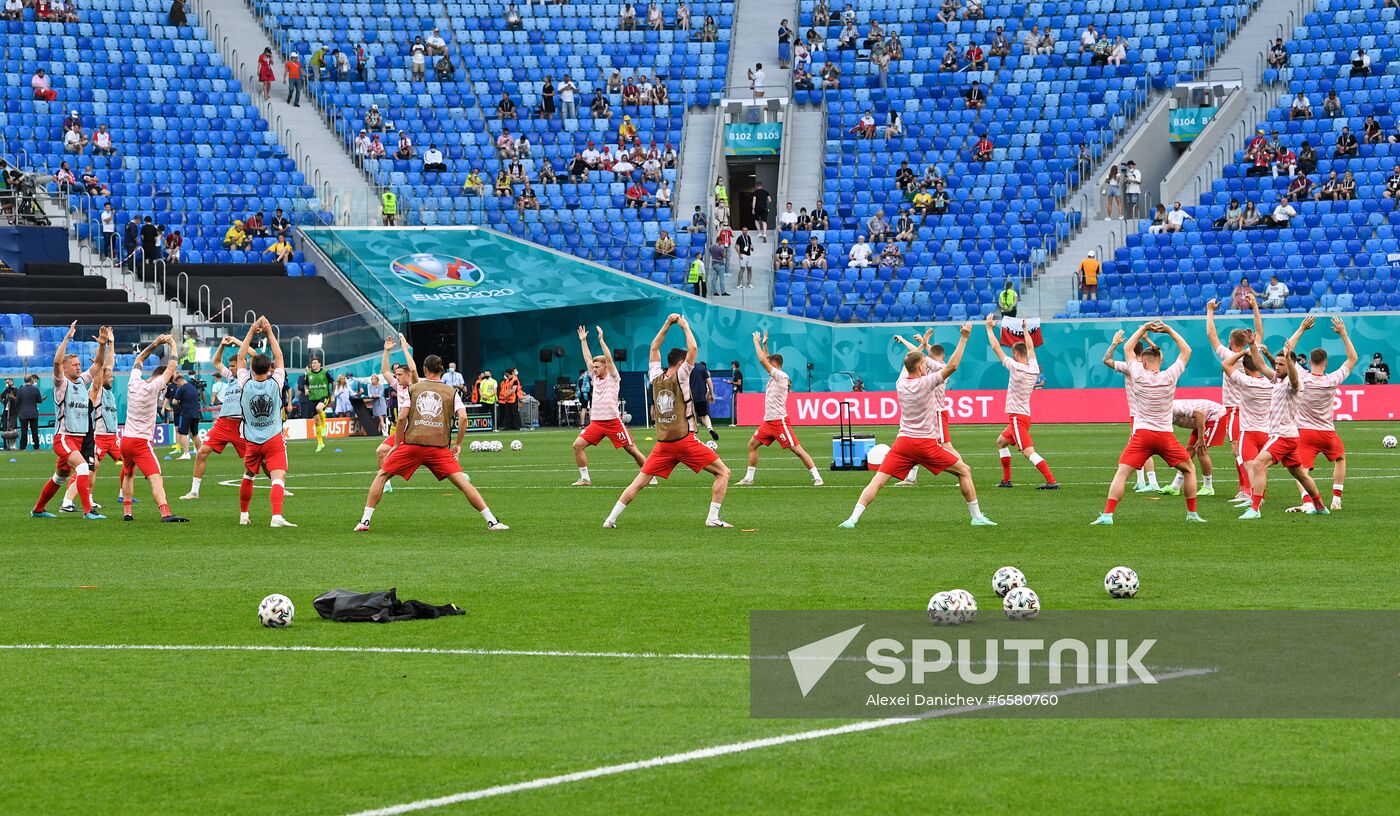 Russia Soccer Euro 2020 Sweden - Poland