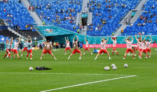 Russia Soccer Euro 2020 Sweden - Poland