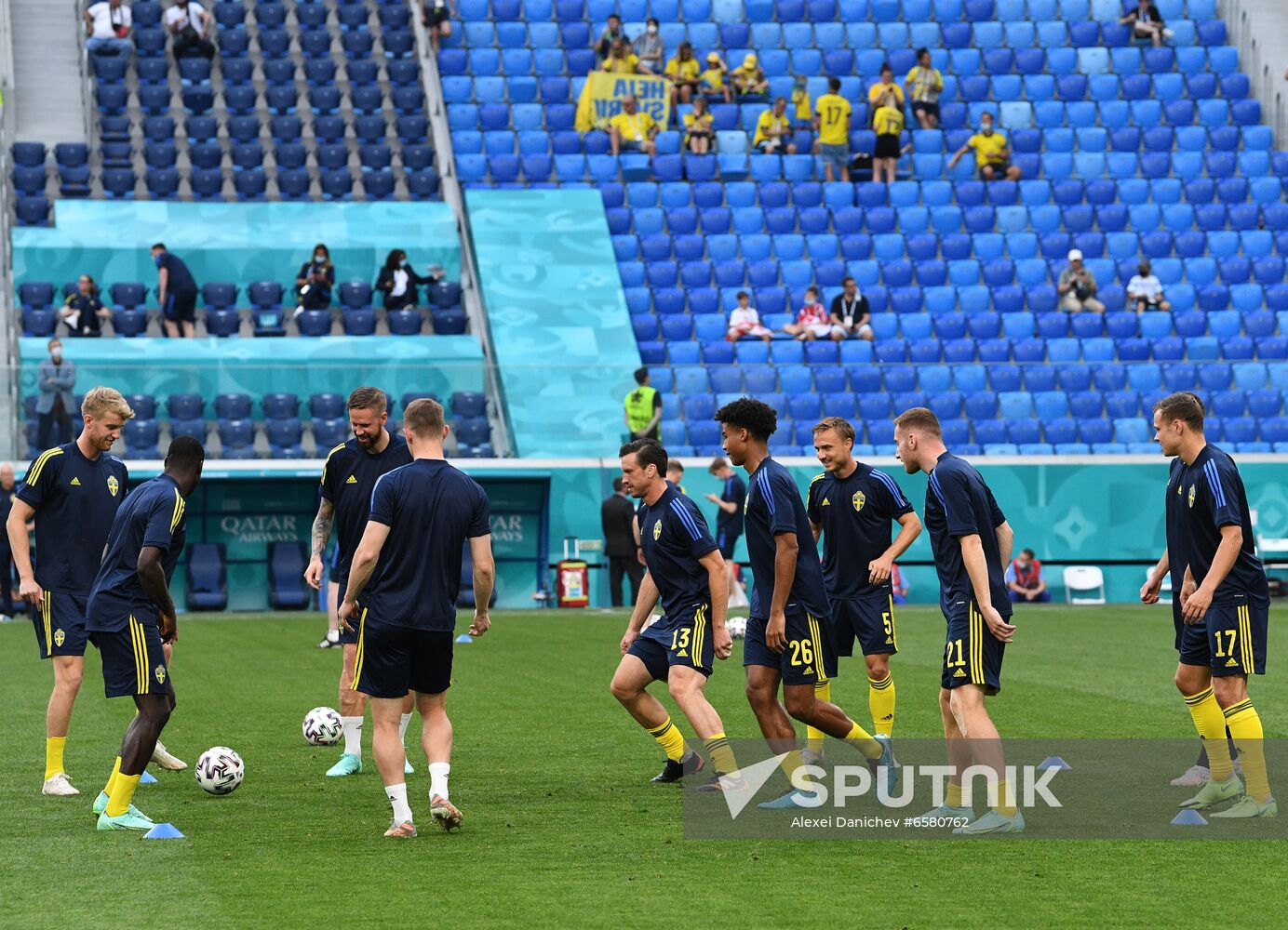 Russia Soccer Euro 2020 Sweden - Poland