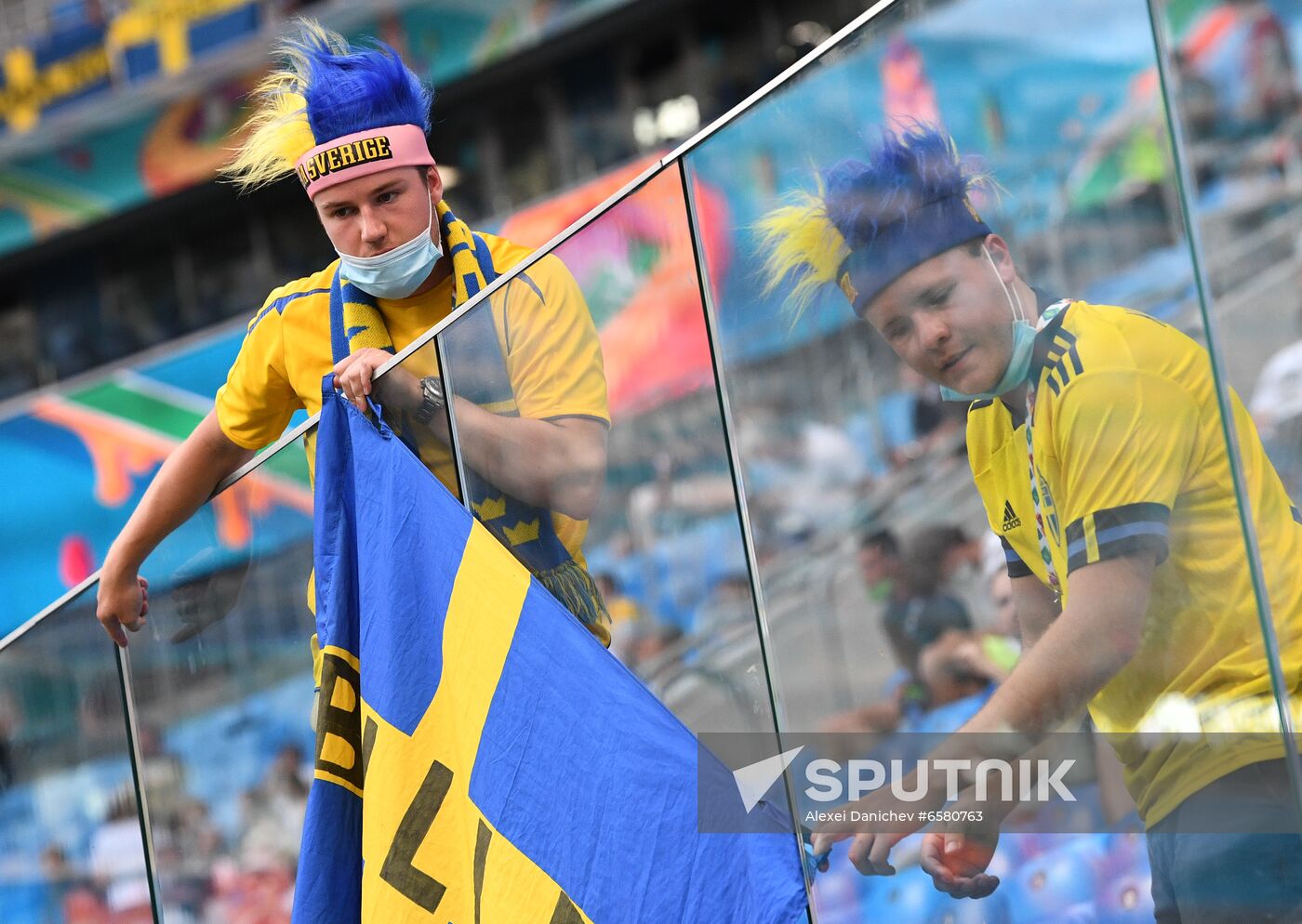 Russia Soccer Euro 2020 Sweden - Poland