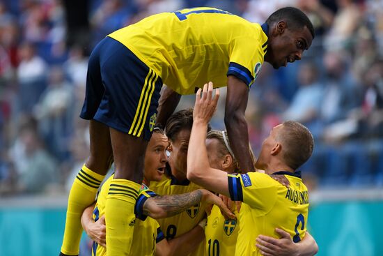 Russia Soccer Euro 2020 Sweden - Poland