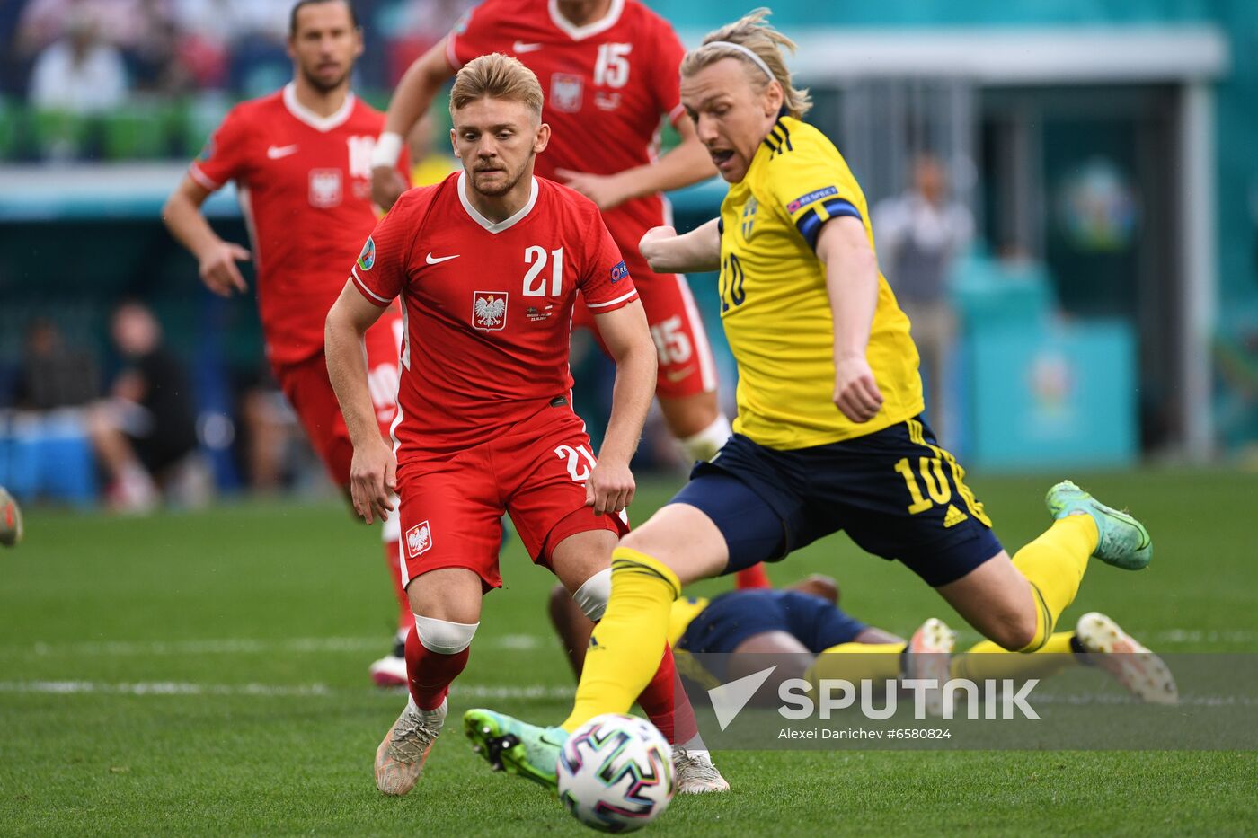 Russia Soccer Euro 2020 Sweden - Poland