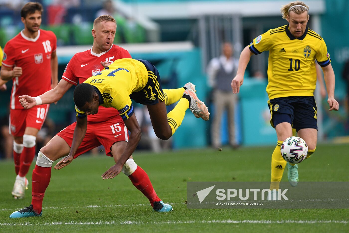 Russia Soccer Euro 2020 Sweden - Poland