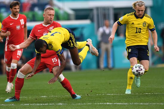 Russia Soccer Euro 2020 Sweden - Poland