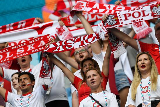 Russia Soccer Euro 2020 Sweden - Poland