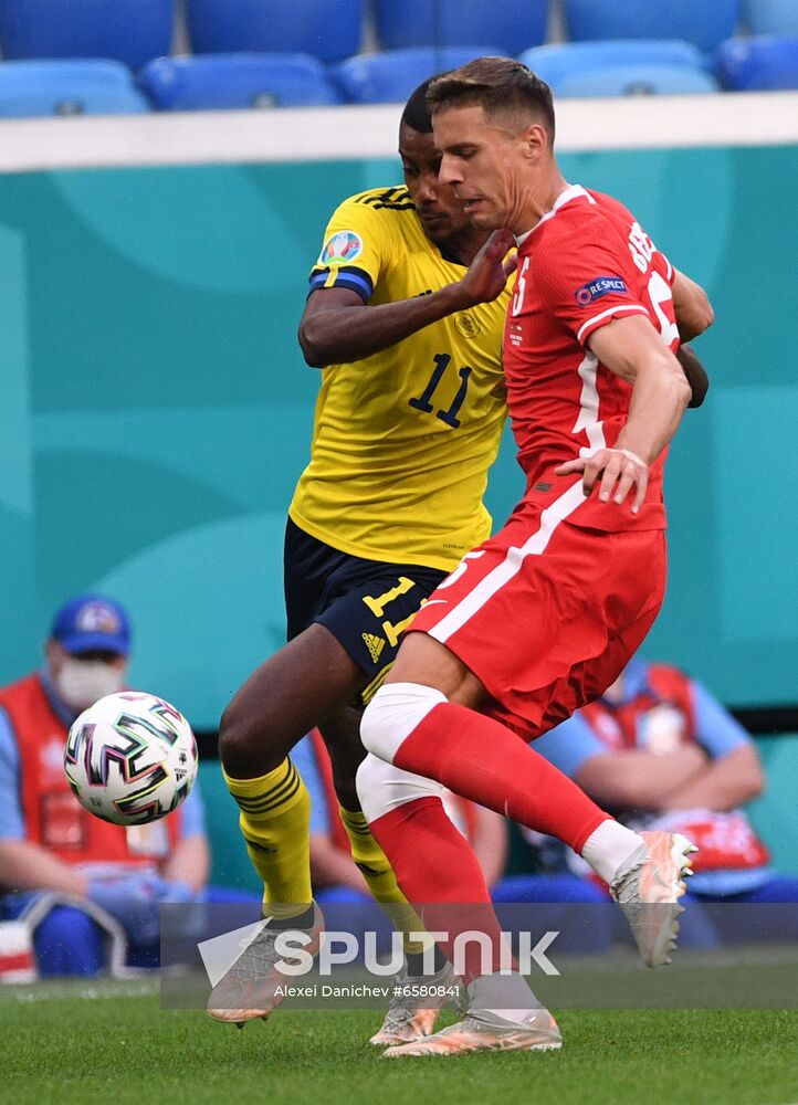 Russia Soccer Euro 2020 Sweden - Poland