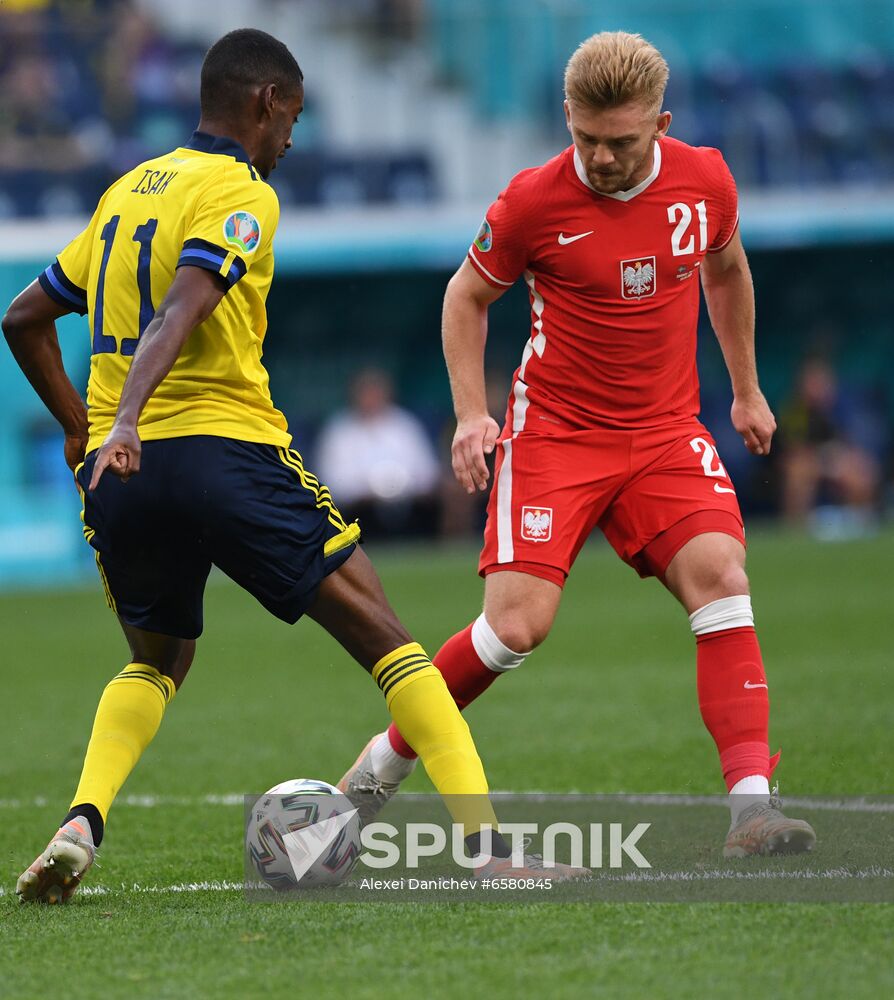 Russia Soccer Euro 2020 Sweden - Poland