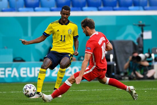 Russia Soccer Euro 2020 Sweden - Poland
