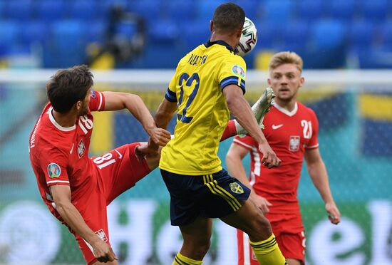Russia Soccer Euro 2020 Sweden - Poland