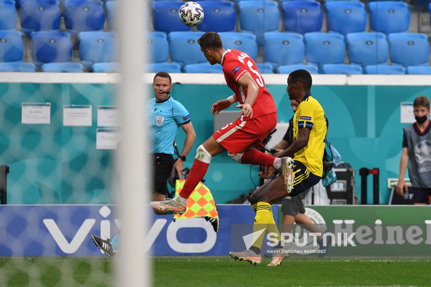 Russia Soccer Euro 2020 Sweden - Poland