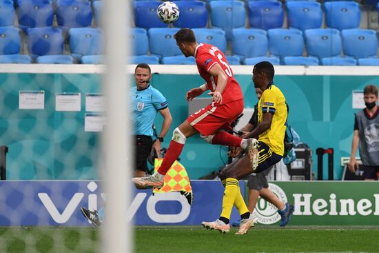 Russia Soccer Euro 2020 Sweden - Poland
