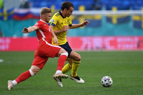 Russia Soccer Euro 2020 Sweden - Poland