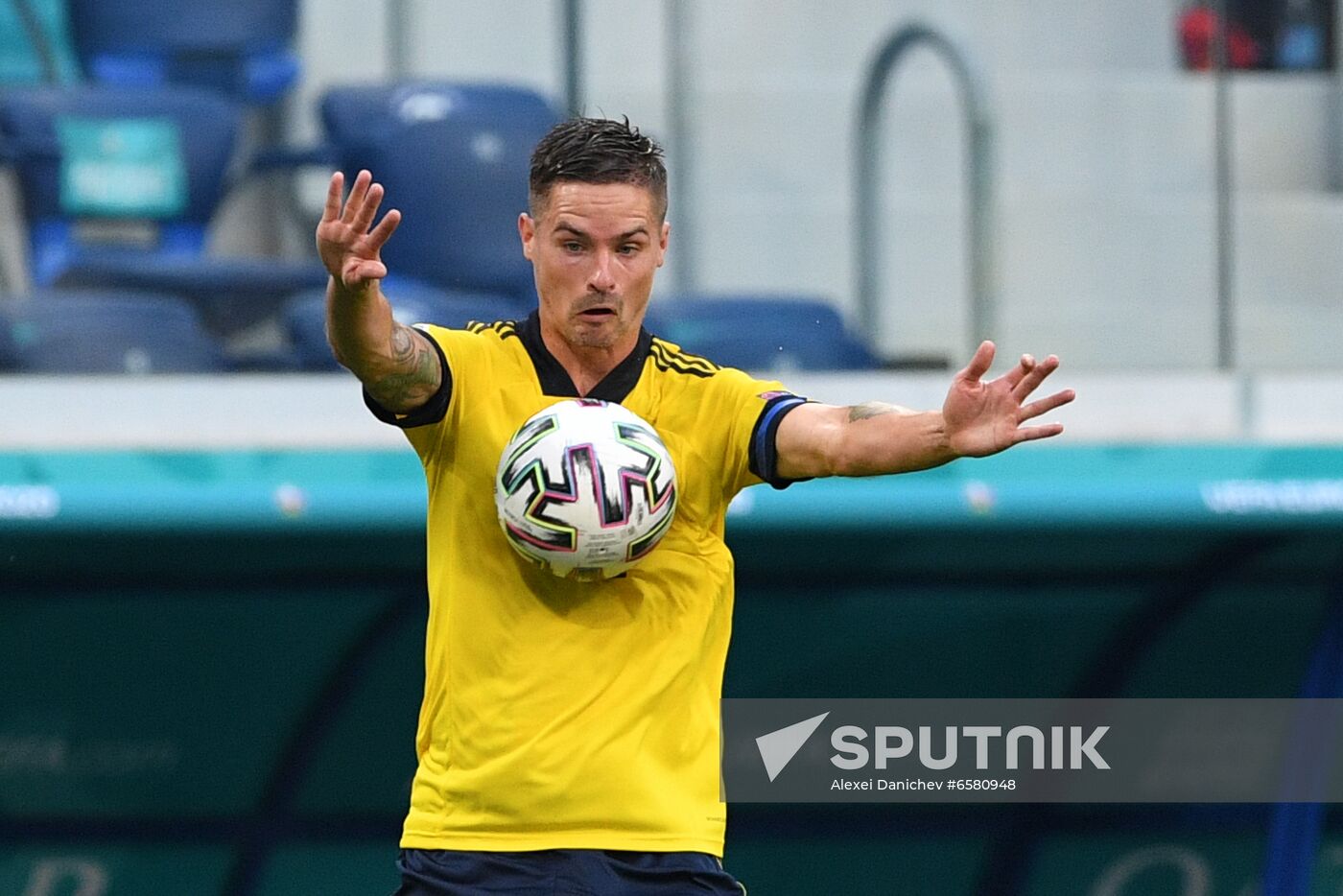 Russia Soccer Euro 2020 Sweden - Poland