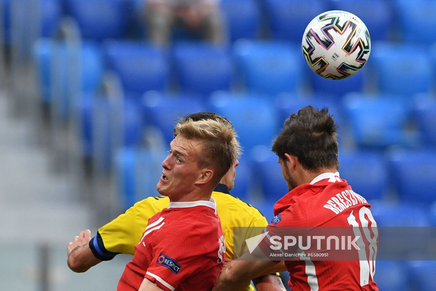 Russia Soccer Euro 2020 Sweden - Poland