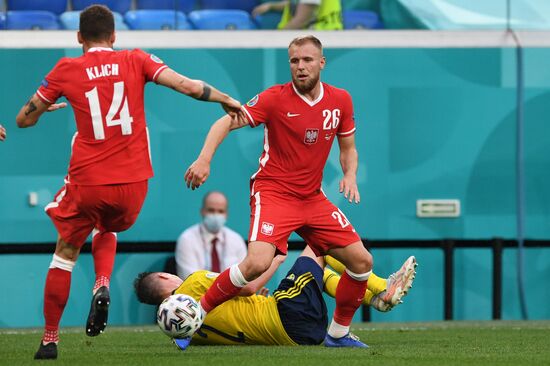 Russia Soccer Euro 2020 Sweden - Poland