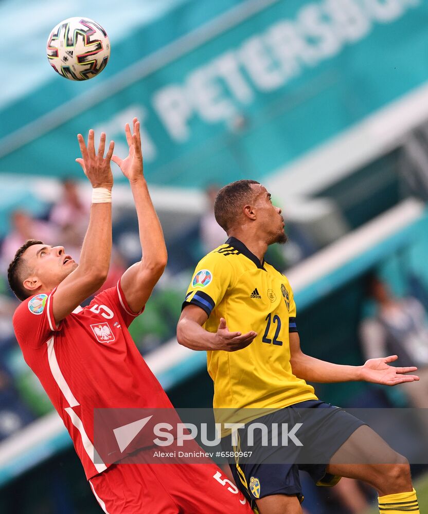 Russia Soccer Euro 2020 Sweden - Poland