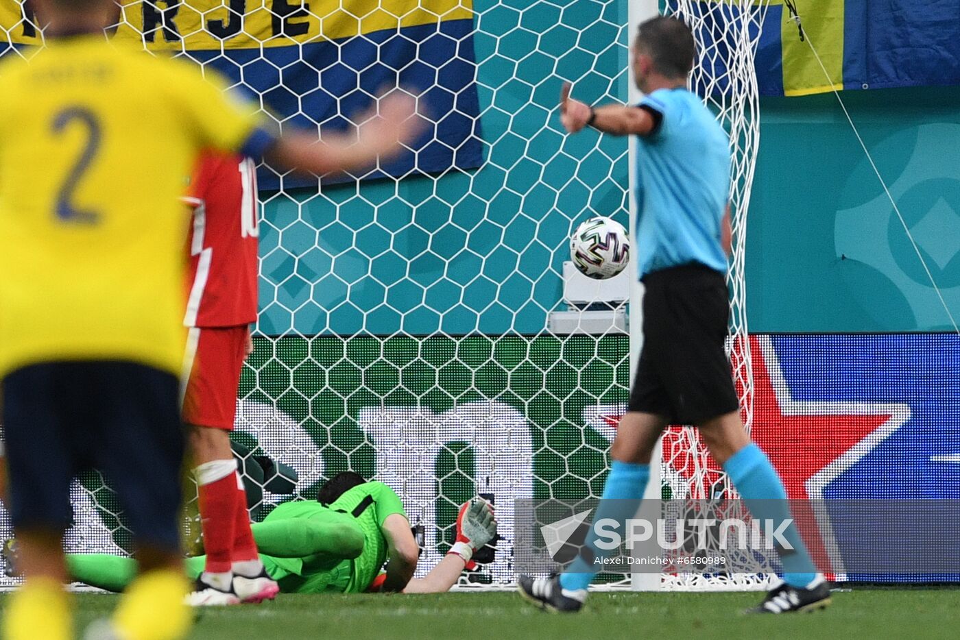 Russia Soccer Euro 2020 Sweden - Poland