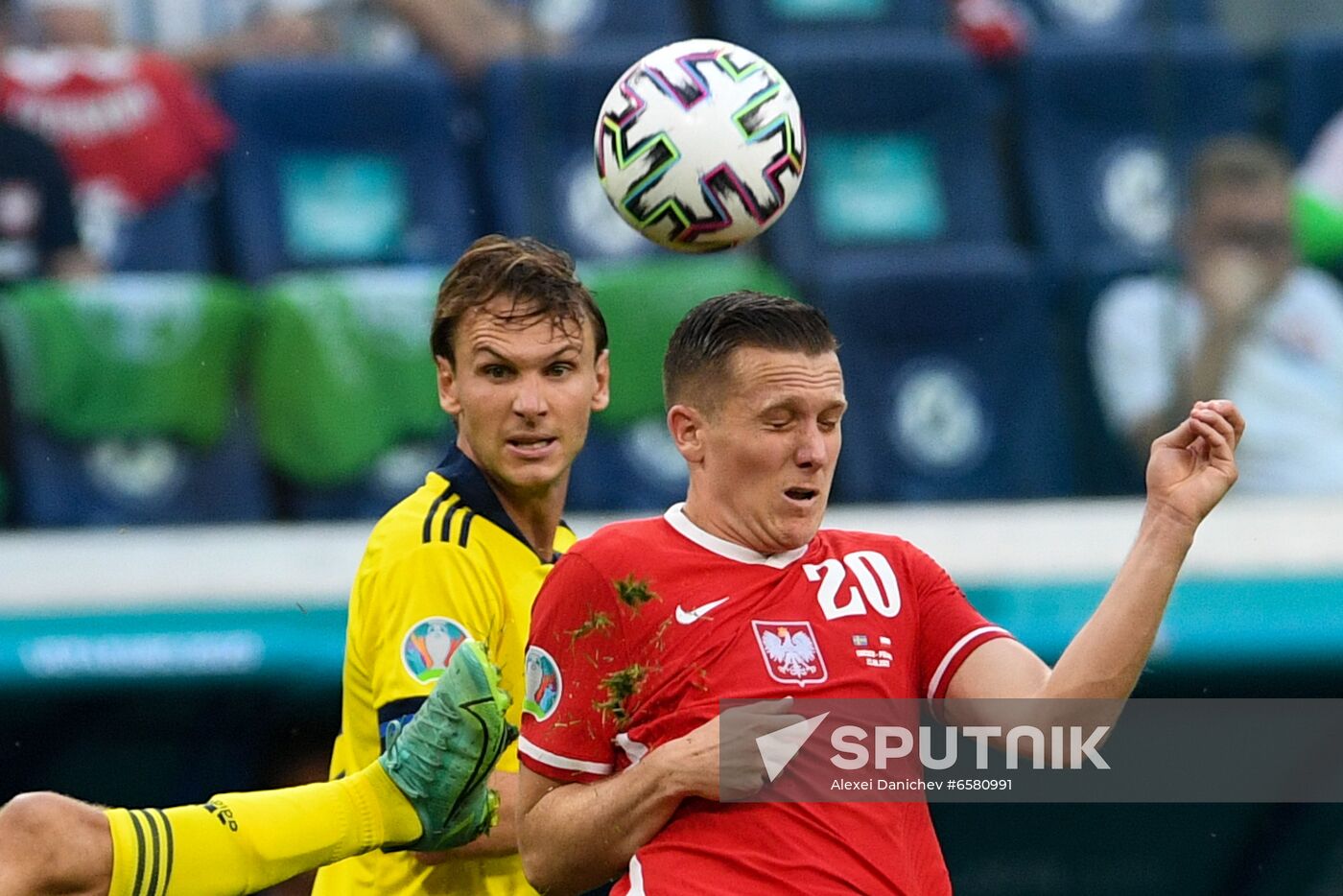 Russia Soccer Euro 2020 Sweden - Poland
