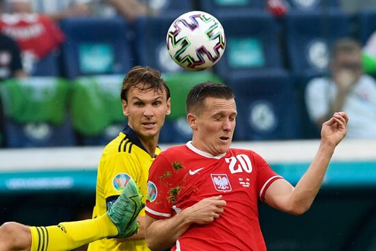 Russia Soccer Euro 2020 Sweden - Poland