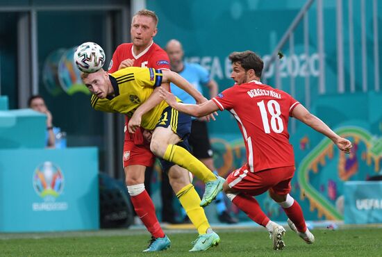 Russia Soccer Euro 2020 Sweden - Poland