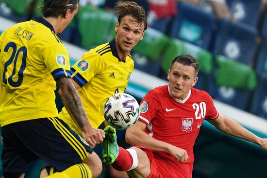 Russia Soccer Euro 2020 Sweden - Poland