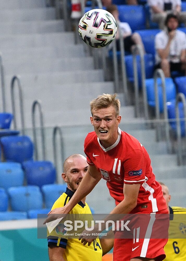 Russia Soccer Euro 2020 Sweden - Poland
