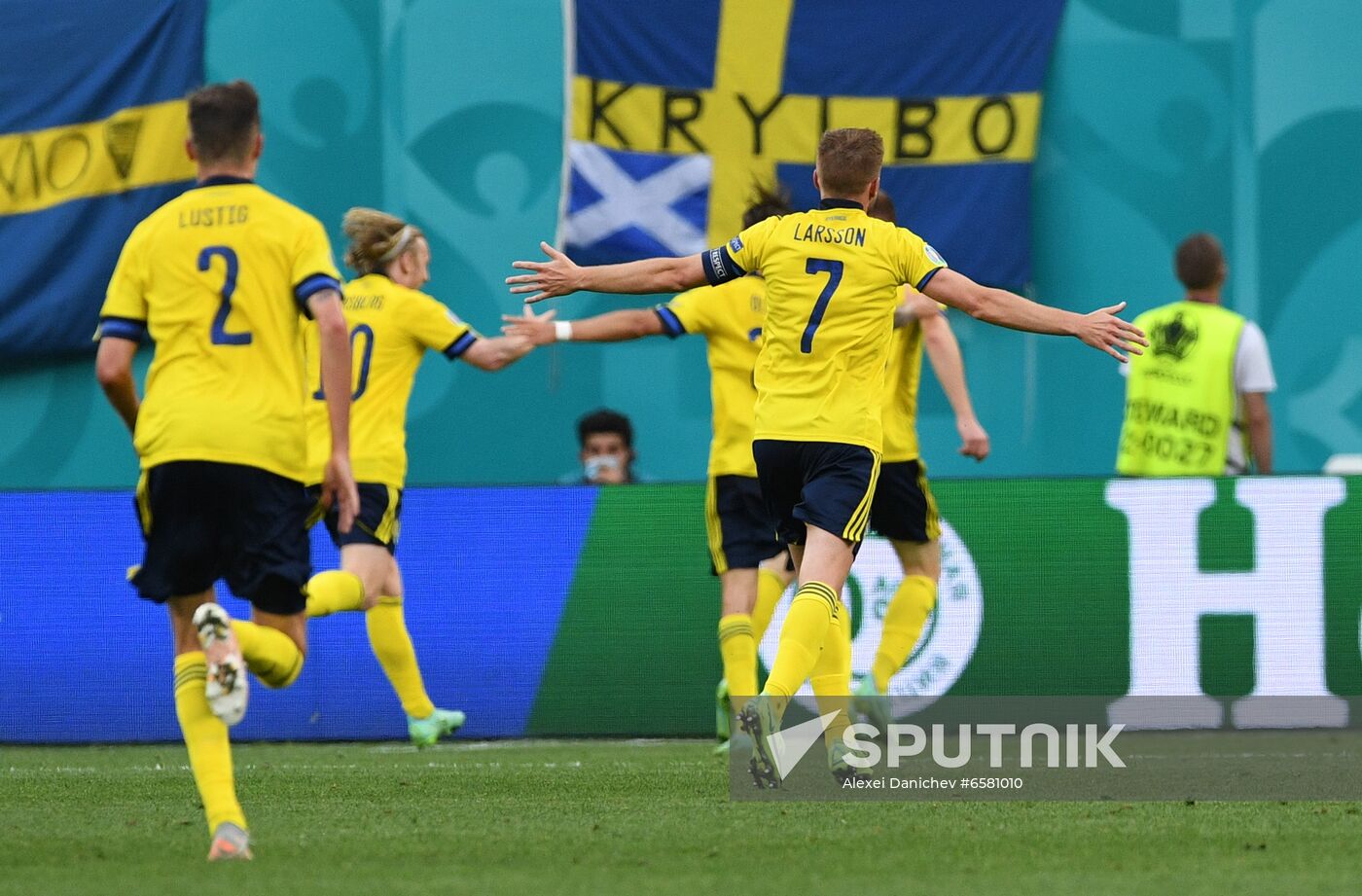 Russia Soccer Euro 2020 Sweden - Poland