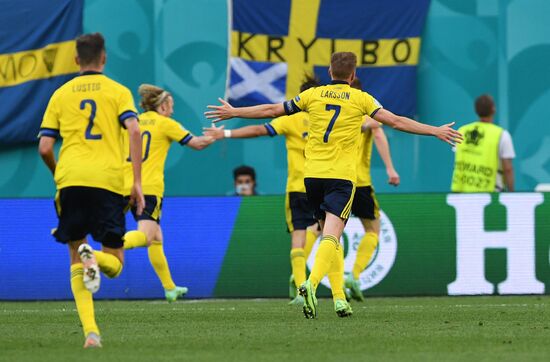 Russia Soccer Euro 2020 Sweden - Poland