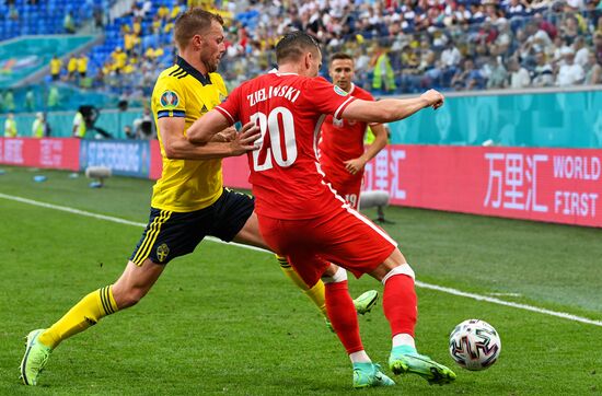 Russia Soccer Euro 2020 Sweden - Poland