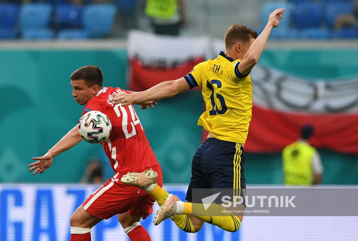Russia Soccer Euro 2020 Sweden - Poland