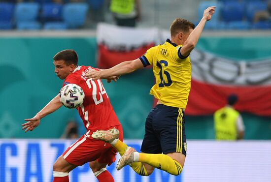 Russia Soccer Euro 2020 Sweden - Poland
