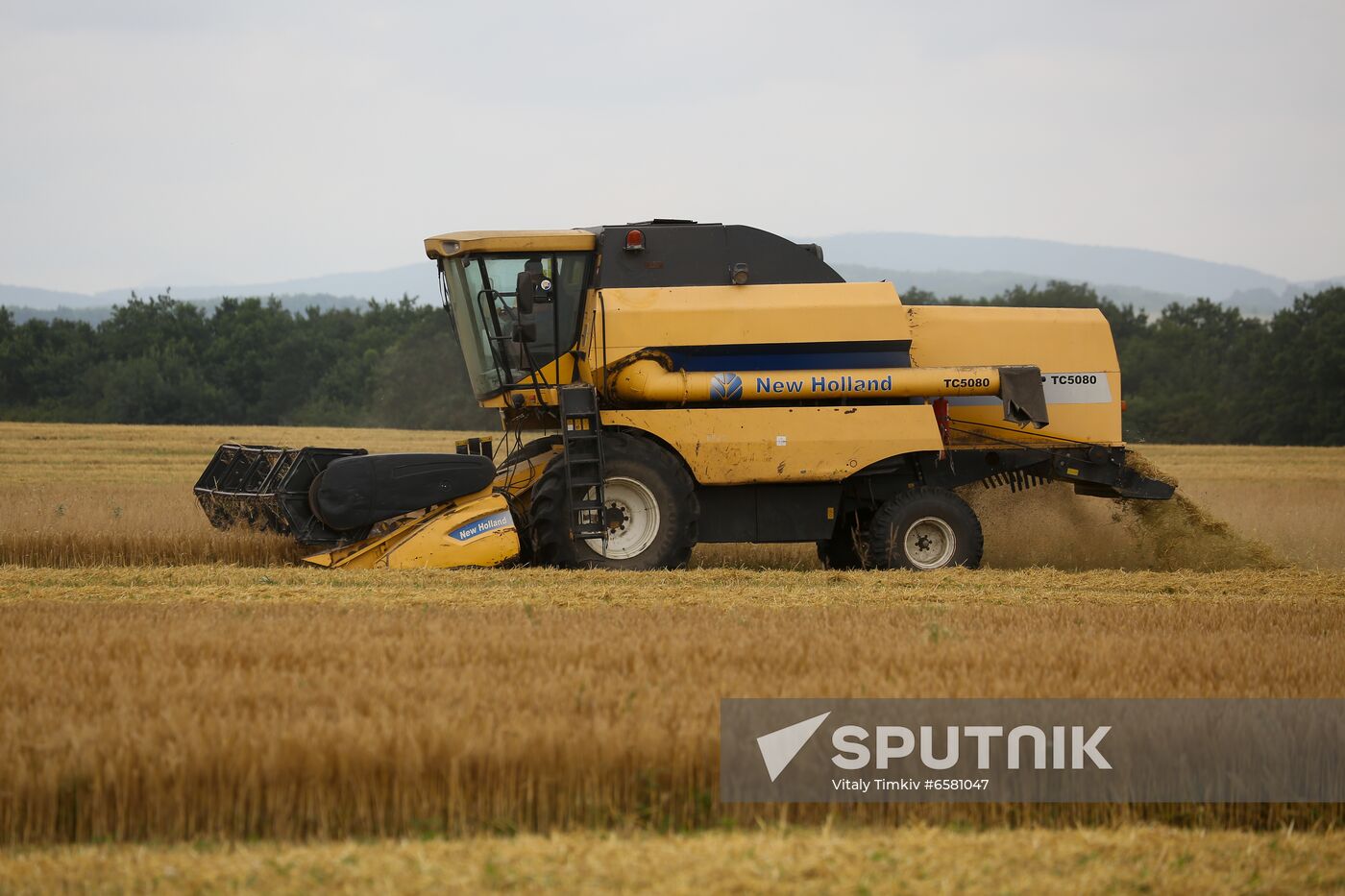 Russia Barley Harvest