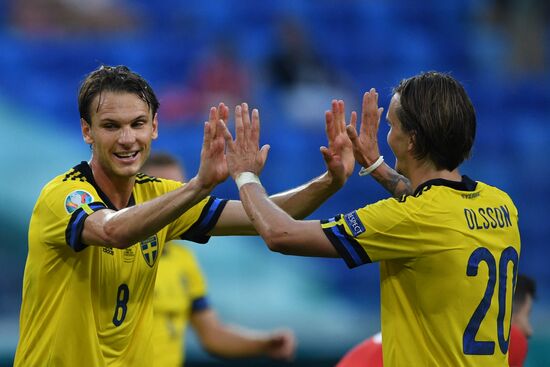 Russia Soccer Euro 2020 Sweden - Poland