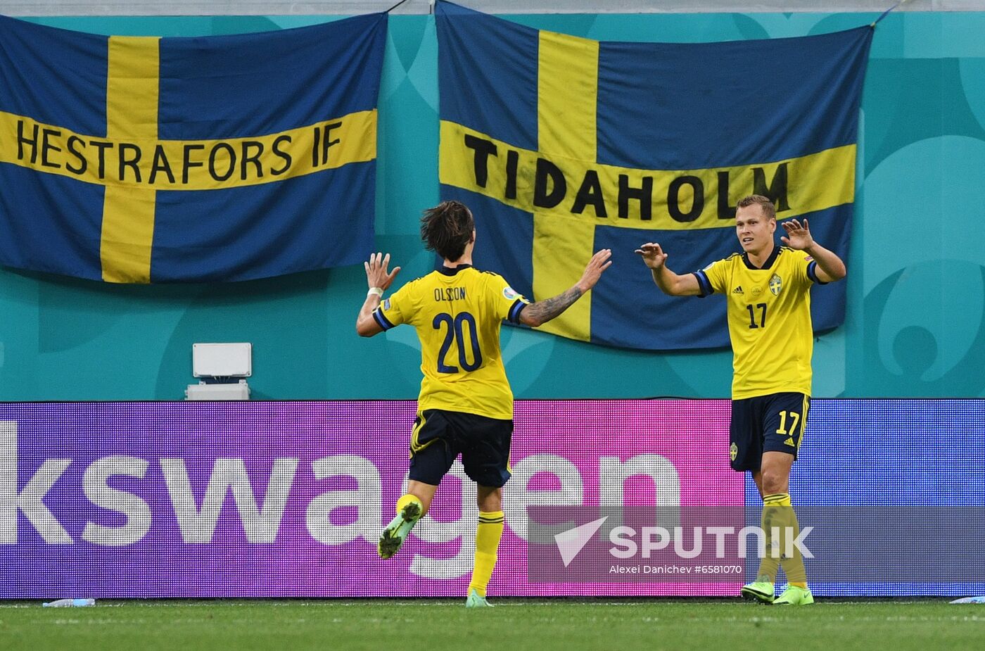 Russia Soccer Euro 2020 Sweden - Poland