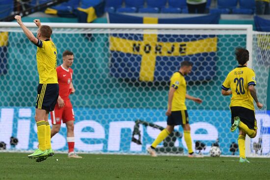 Russia Soccer Euro 2020 Sweden - Poland