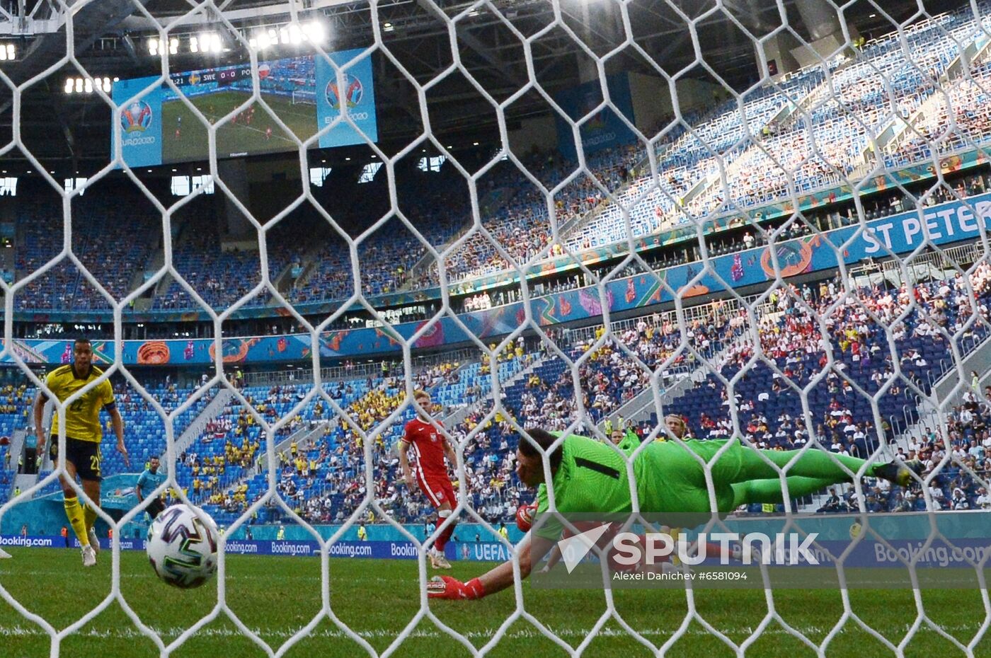 Russia Soccer Euro 2020 Sweden - Poland