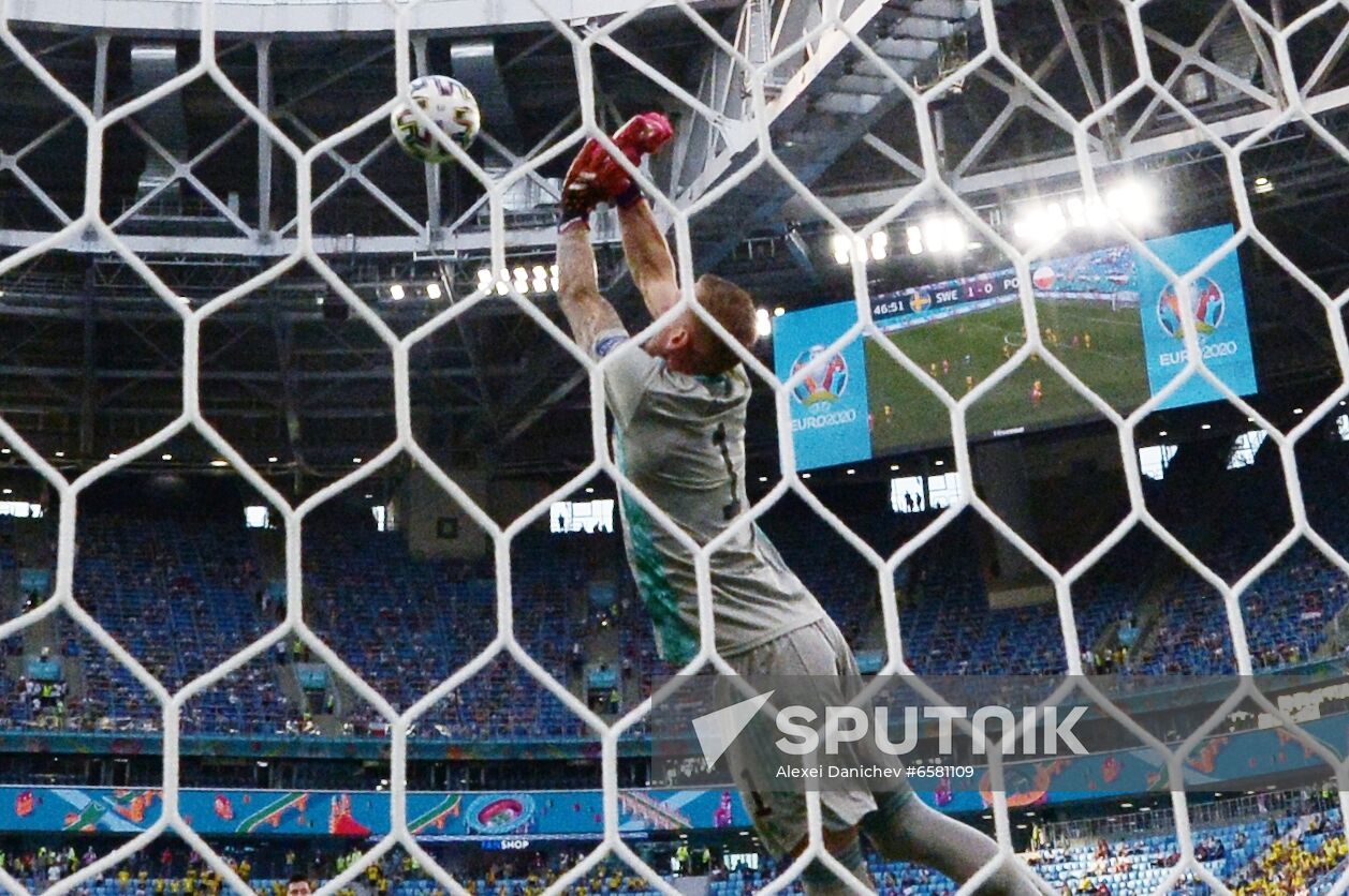 Russia Soccer Euro 2020 Sweden - Poland