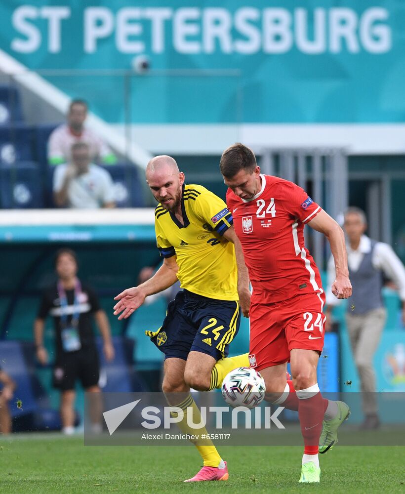 Russia Soccer Euro 2020 Sweden - Poland